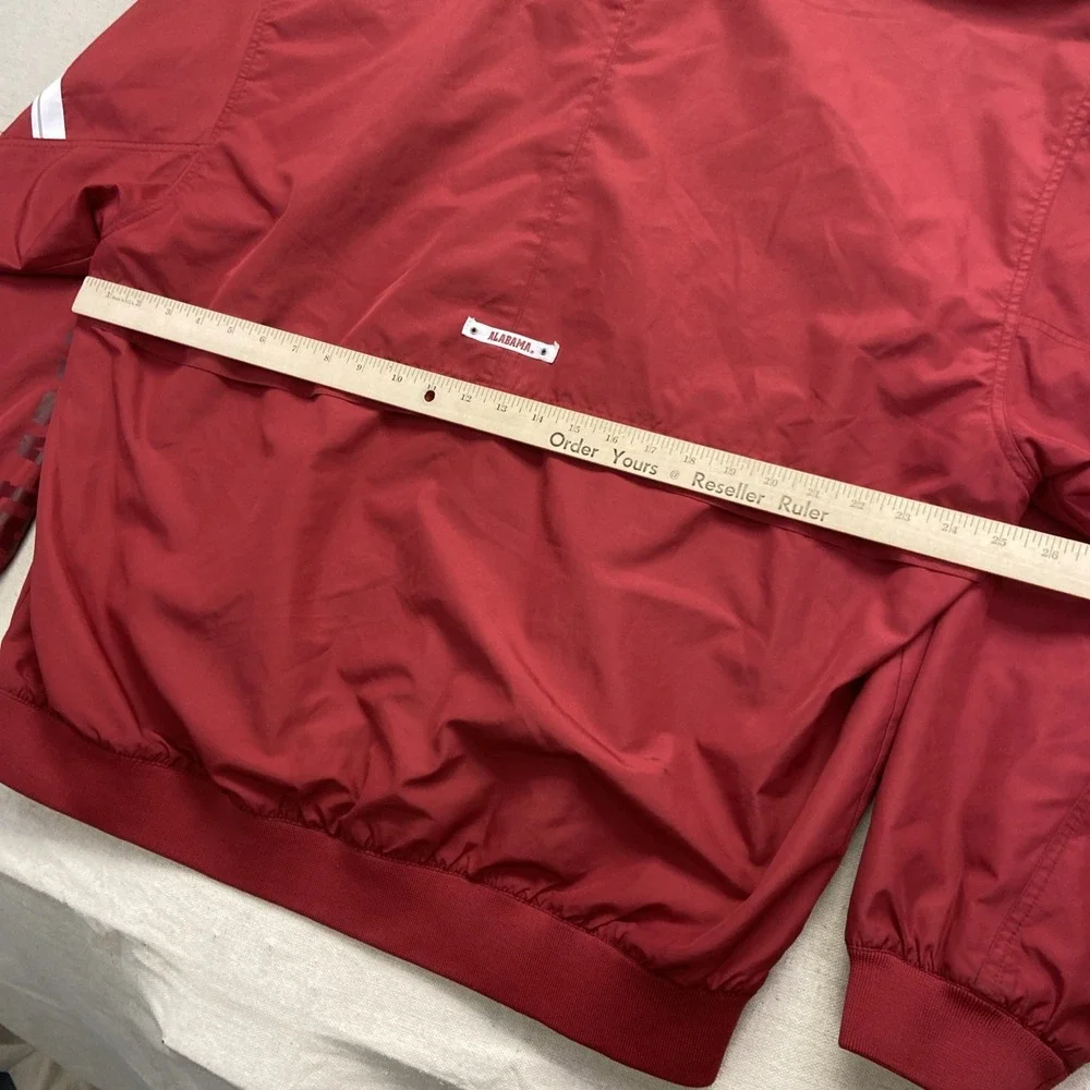 Nike Alabama Crimson Tide Windbreaker Pullover Mens XL Jacket 1/4 Zip Y2k Vtg